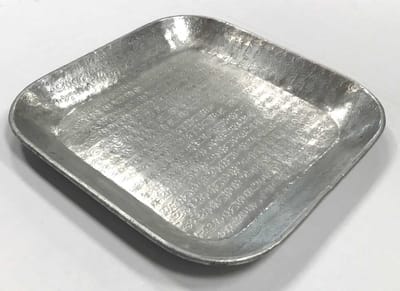 Oosters dienblad Prisma zilver