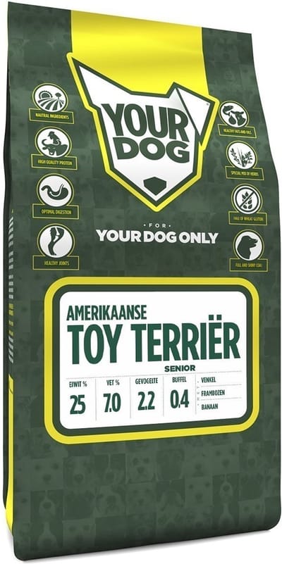Yourdog amerikaanse toy terriër senior - 3 KG