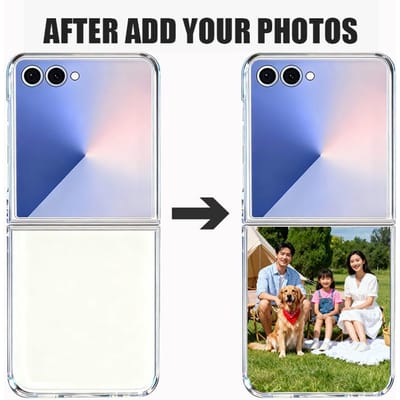Doe-het-zelf Po Vouwtelefoonhoesje Voor Samsung Galaxy Z Flip 7 6 5 4 3 5G Z Flip 7 FE Gepersonaliseerde Afbeelding Harde PC Cover Galaxy Z Flip7 FE gray