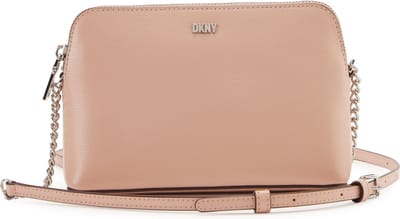 DKNY Leren Schoudertas Avondtas Bryant Sutton Dome Crossbody Bag Rosewater Oud roze