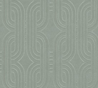 RETRO BEHANG | Grafisch - Blauw Groen Bruin Wit - A.S. Création French Affair