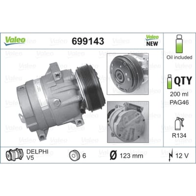 Compressor airconditioning VALEO 699143