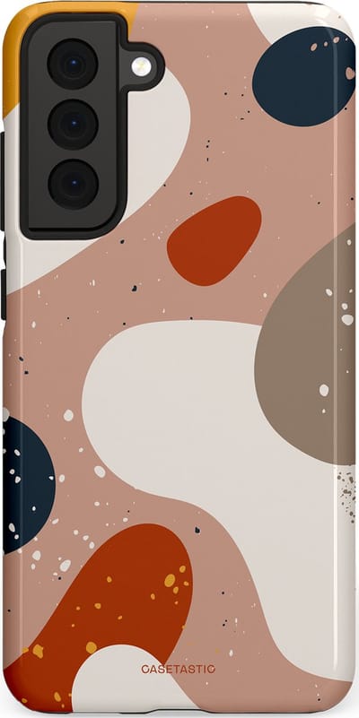 Casetastic Hoesje Geschikt voor Samsung S21 FE - Stijlvolle Beschermende Duo-layer Case - Terravibe