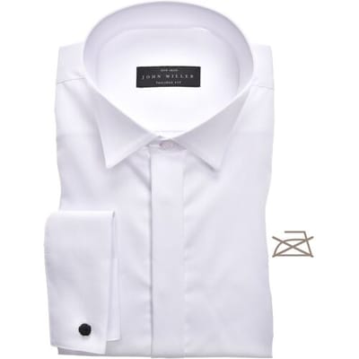 John Miller Overhemd Tailored Smoking Non Iron Wit / male