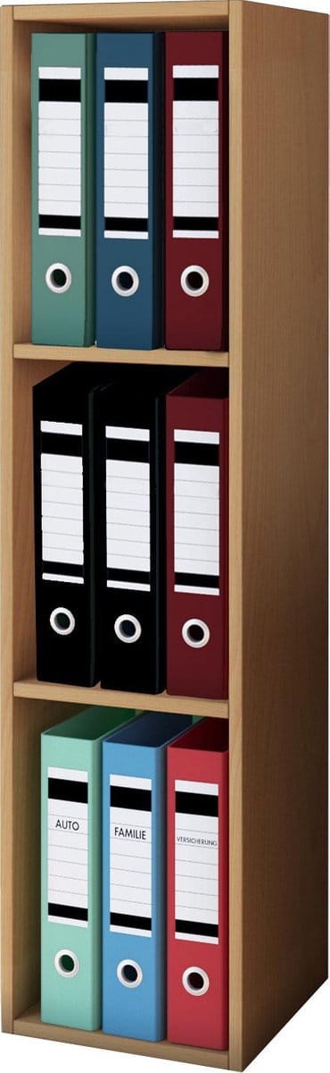 Houten kantoorstandaard plank boeken mappen archief plank boekenplank Offas 3f