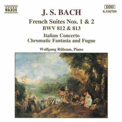 Wolfgang Rübsam - J.S. Bach: French Suites 1 & 2 (CD)
