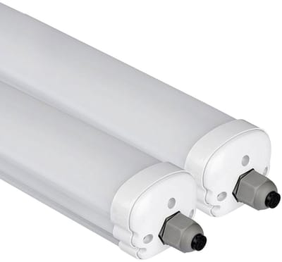 2x LED plafond bad nat kamer lamp licht kelder werkplaats garage koud wit 4320lm 36 Watt