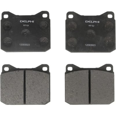 Remblokset DELPHI LP117, voorkant, achter