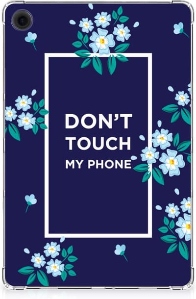 Samsung Galaxy Tab A9 Plus Print Case Flowers Blue DTMP