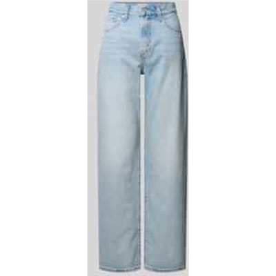 tapered fit jeans van katoenmix in 5-pocketmodel