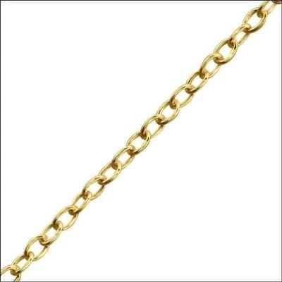 Aramat Jewels | Halskettingen | Anker Ketting Goudkleurig Staal – 80cm Lange Schakelketting Unisex | | | |1mm | Zilver | Volwassenen | Verkleurd niet