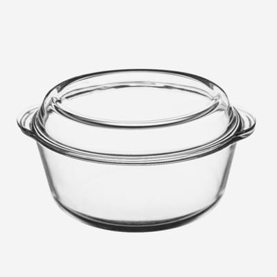 Mason Cash Classic Collection ronde ovenschaal met deksel uit glas ø 25cm - 3L