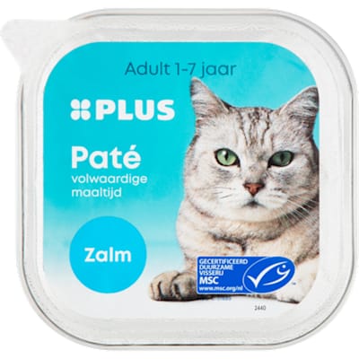 Katten paté Zalm MSC