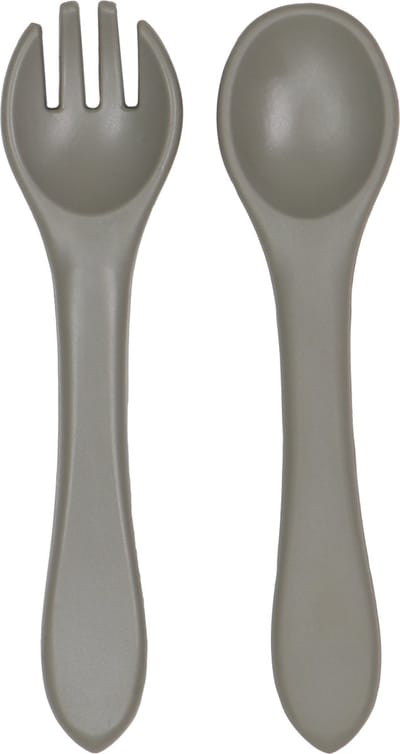 Tryco Olive Gray Siliconen Kinderbestek TR-392810