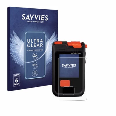 Savvies - Screenprotector voor Mammut Barryvox S2 - Folie Beschermfolie transparant 6 Stuks