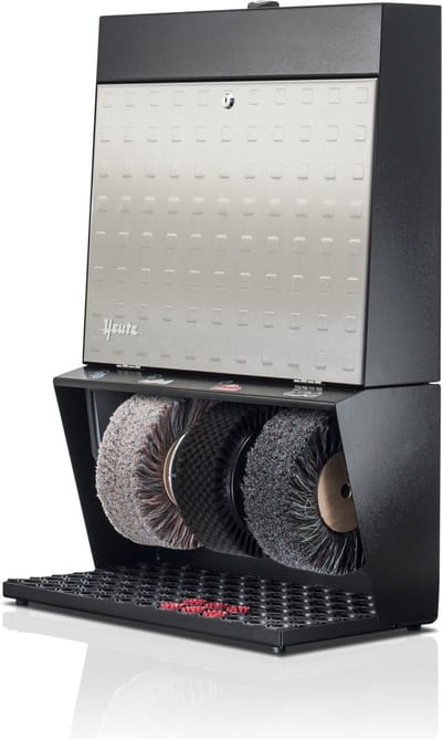 Heute Polifix 3 - Schoenpoetsmachine - Embossed V2A - Steel - Black