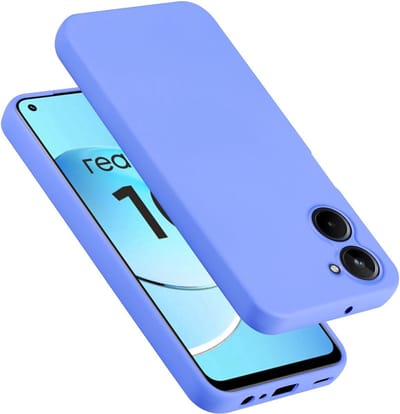 Cadorabo Hoesje geschikt voor Realme 10 4G in LIQUID LICHT PAARS - Beschermhoes gemaakt van flexibel TPU silicone Case Cover