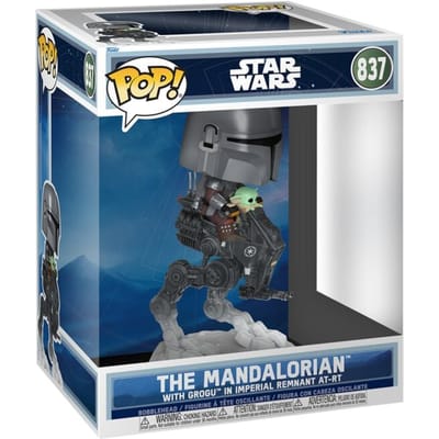 Star Wars The Mandalorian with Grogu in Imperial Remnant AT-RT vinylfiguur 837 Unisex Funko Pop! - Neutraal - Standard