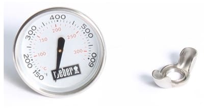 Weber Thermometer met vleugelmoer voor houtskoolbarbecue