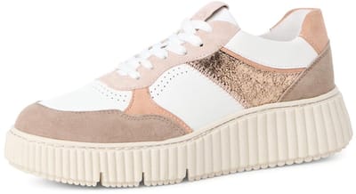 Tamaris Sneaker 1-23771-42 344 Dames Lage Damesschoenen M2377142 Taupe Comb