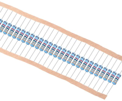 Metalen film weerstanden - Elektronische componenten - Circuit ontwerp - Hoge precisie - 30 stuks - 5 kleuren