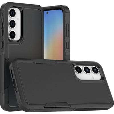 CaseBody Samsung Galaxy A35 Armor Beschermcase Zwart