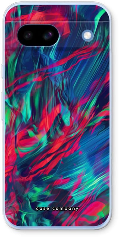 Case Company® - Hoesje geschikt voor Google Pixel 8a hoesje - Pilgrims Of The Sea - Soft Cover Telefoonhoesje - Bescherming aan alle Kanten en Schermrand