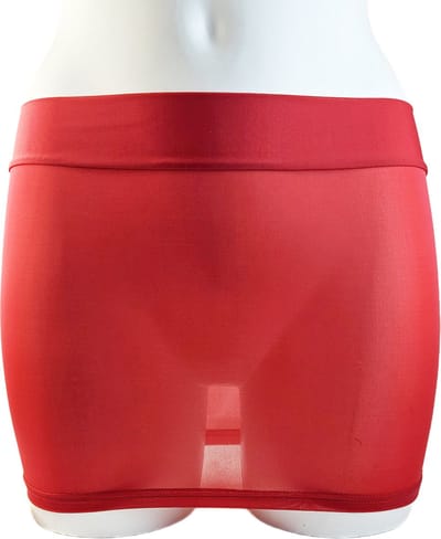 BamBella® - Mini Rok - Sexy Erotische rokje - Onesize - Doorzichtig doorschijnend stretch Wit