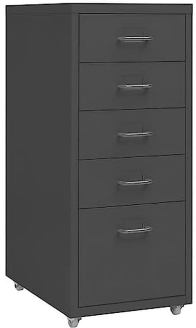 Mobiele ladeblok 28x41x69 cm met 5 lades