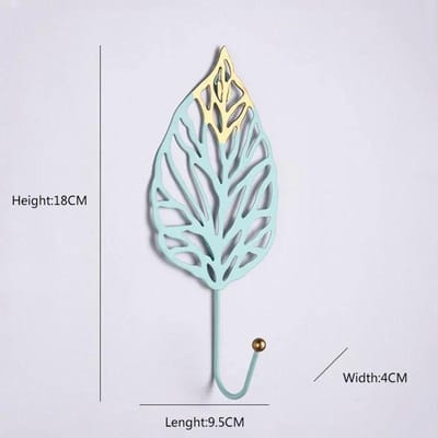 Esthetisch Wandhaakrek Kledinghanger Woondecoratie Accessoires Bladvorm Badkamer Keuken Slaapzaal Wandhaak Sleutelhangers
