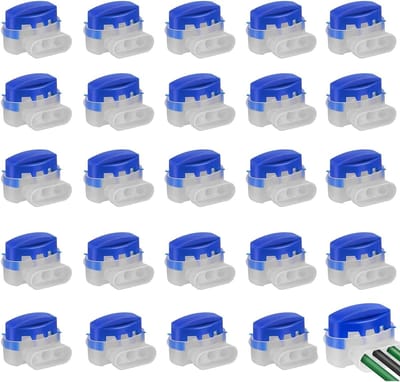 Waterdichte Kabelconnectoren voor Robotgrasmaaiers, Kabelclips voor Tuin en Buiten, Verpakking van 20 Stuks