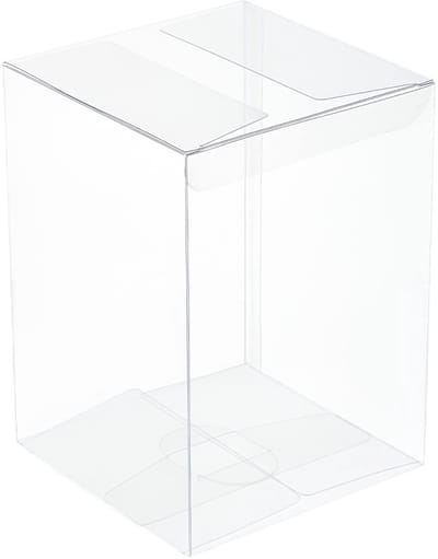 Dailygoods- Geschenkdozen 15 Stuks - Transparante PVC Dozen - Bruiloft/Party Verpakking - Treat/Candy Dozen - 10x10x14cm - Creatieve Verpakking - Cadeauverpakking