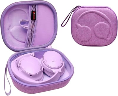 Hoofdzak voor Draadloze Hoofdtelefoons, Geschikt voor JBL Tune Series, Bescherming en Stijl (Paars)