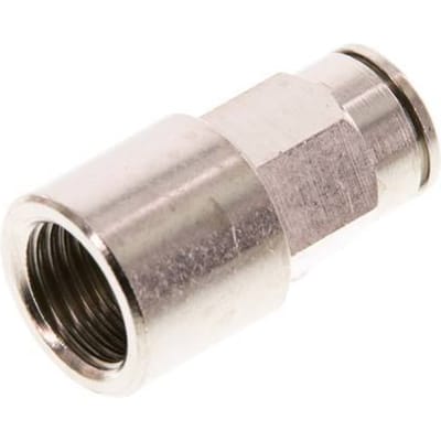 8mm x G1/4'' Messing Insteekfitting Binnendraad FKM [2 Stuks]
