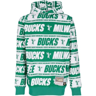 Herenhoodie Nba Teamwrap Hoodie Hardwood Classics Milbuc Groen