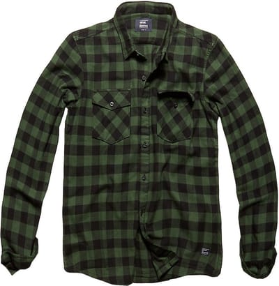 Vintage Industries Harley Shirt Green Check Heren
