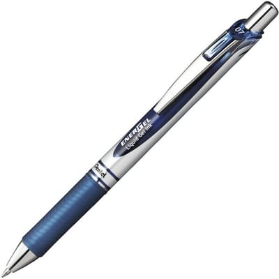 Gelschrijver Pentel BL77 Energel medium donkerblauw