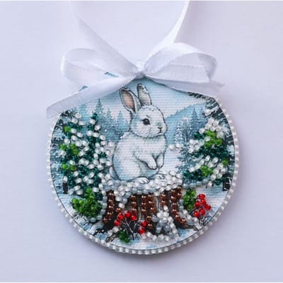 KRALEN BORDUURPAKKET Decoratie Hanger - By The Christmas Tree - Abris Art - ABT062