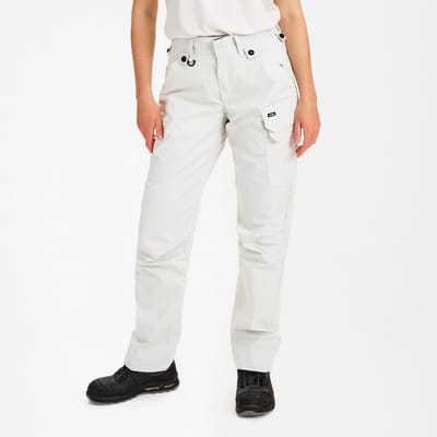 Engel Entire monteursbroek met 2-weg stretch voor dames 2332-144 - Bone White - 36