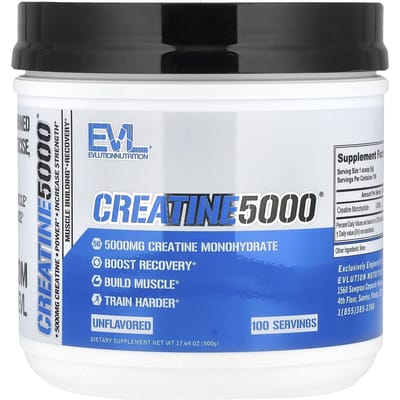 Creatine5000®, Zonder smaak, 500G (17.64oz)