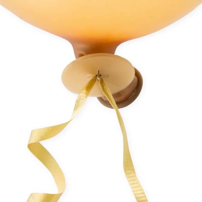 100 Automatische snelsluiters met lint Goud - Ballonnen Ballon Snel Sluiter Knoopje Helium