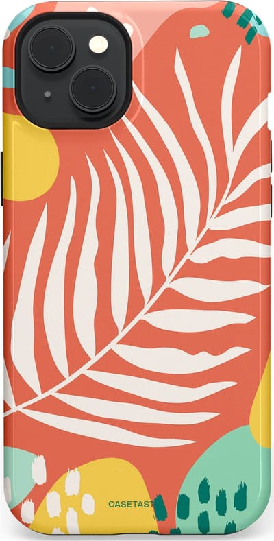 Casetastic Hoesje Geschikt voor Apple iPhone 15 Plus Magsafe - Stijlvolle Beschermende Duo-layer Case - Zomeravond
