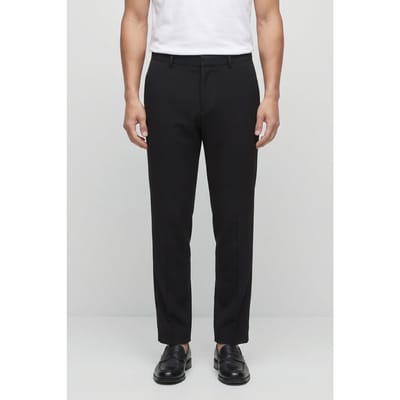 John Varvatos Bleecker Pants - Bootcut Pants With Slig Black Size: 46 | Tailored Pants Outlet | Heren | Zwart