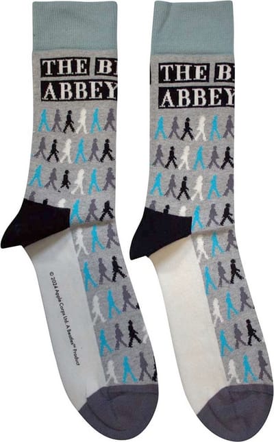 The Beatles - Abbey Road Colours Crossing Repeat Sokken - Grijs