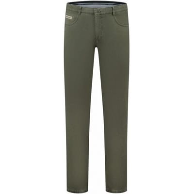 Com4 Broek Fine Structure Swing Front Groen / male