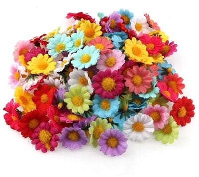 Mini Kunstbloemen - 100 Stuks - Nepbloemen Voor Knutselen & Decoratie - Mix - Kasey
