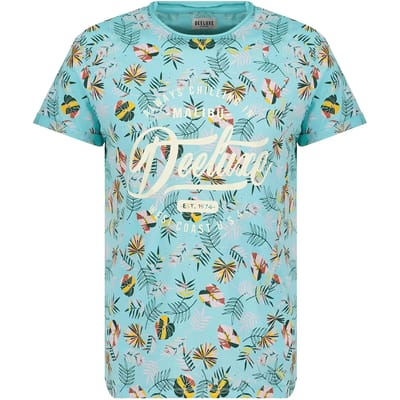 DEELUXE T-shirt met tropische printFRESHY Mint