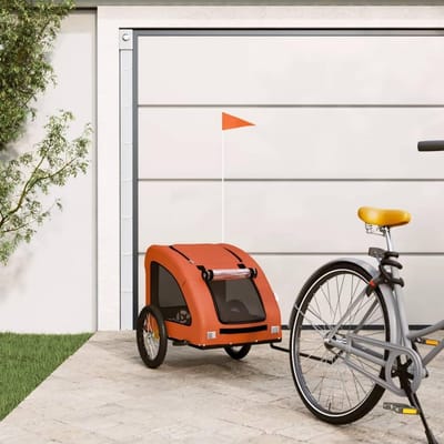 Hondenfietskar - Huisdier Aanhanger - Veilig Transport - Inklapbaar Robuust Frame - 85 x 59 x 11 cm