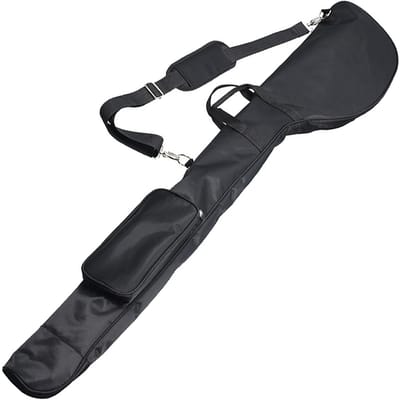 Sac de voyage de Golf pliant, sac de transport de Golf en Nylon, sac de rangement de Golf pliable avec bretelles noir