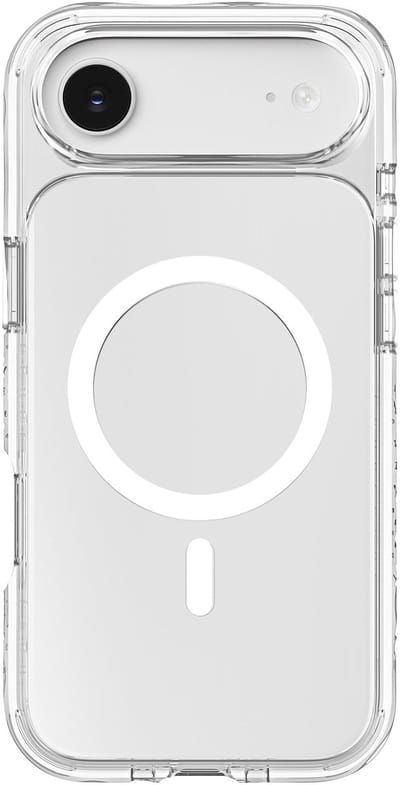 LAUT Crystal Matter X Hoesje, Ultra Transparant, 6m Valbescherming, MagSafe® Compatibel, IMPKT Cell Technologie, voor Apple iPhone 14,15, SE (2022), Transparant